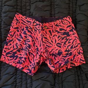 Lilly Pulitzer Callahan Shorts in Pink Coral Print